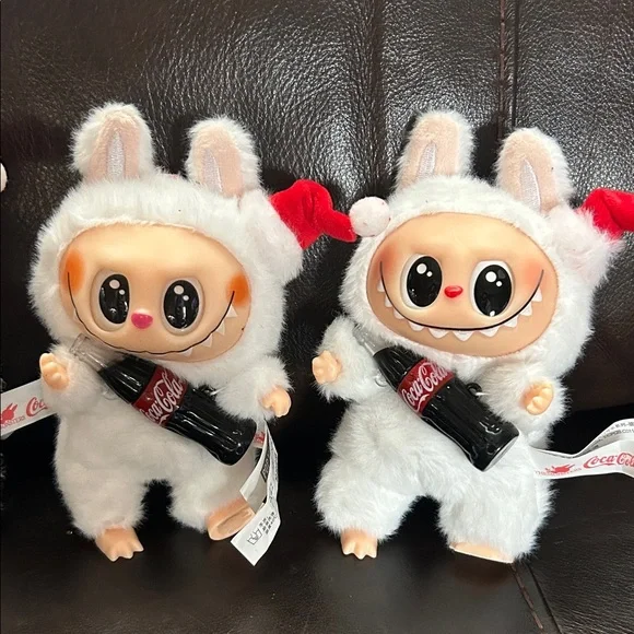 Coca Cola Bunny Plush Trio - White and Red $18 each! - Picture 3 of 3